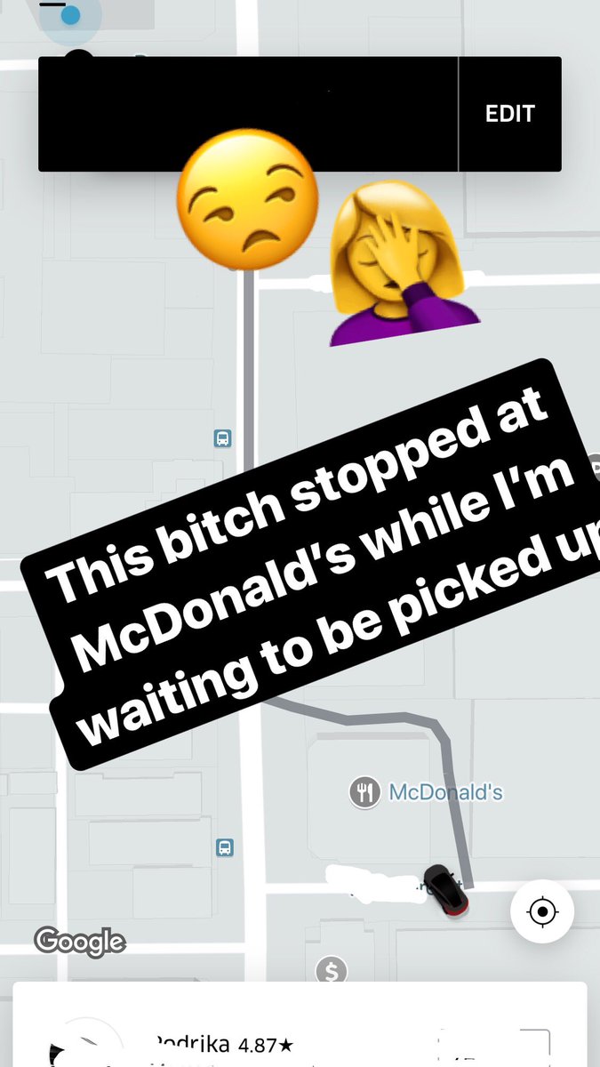 KhadiDon's tweet photo. She think she slick. I’m waiting outside for 15 mins thinking she got in a accident. Do you think she called to offer me a McMuffin a damn hash brown or anything? Bitch I love McDonald’s breakfast 😂😂😂😂😂😂😂😂😂😂😂😂 https://t.co/BZQI3aiCDj