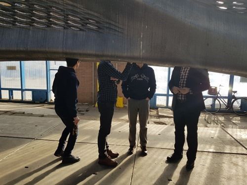 keanw's tweet image. Blog: Checking out the world's first 3D printed steel bridge at MX3D in Amsterdam buff.ly/2Gu6NjC