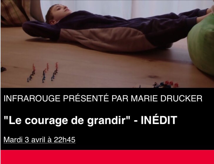 FrenchCineTV's tweet photo. À ne pas rater ce soir à 22h40 sur #France2 dans @infrarougeF2 : "Le courage de grandir", superbe documentaire de @MarieDrucker sur les enfants précoces que @frenchcinetv eu le plaisir de découvrir en janvier dernier lors de #FIPA2018 : https://t.co/Pai4KJpD7m #infrarouge https://t.co/yNLRHFzAjj