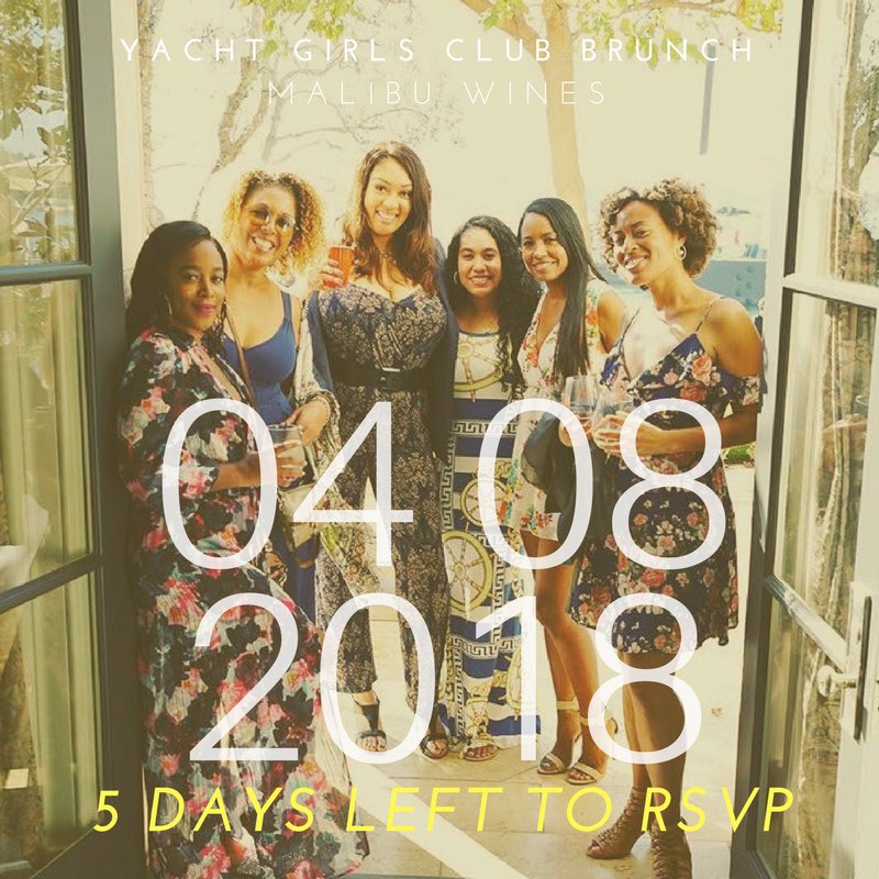 yachtgirlsbook1's tweet image. The fantastic, fun, relaxing big event of brunch, wine, and perks with the girls of #YGBC is coming. Only 5 days left, have you RSVP. Click here: eventbrite.com/e/save-the-dat… #ygcbbrunch #girlsbrunch #blackauthor #womenempowerment #bookclubs