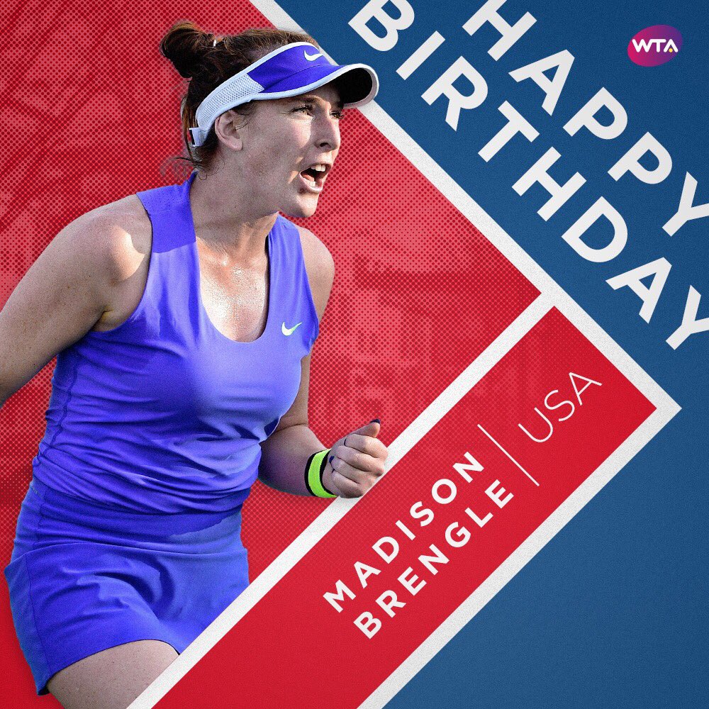 Happy birthday, Madison Brengle!  