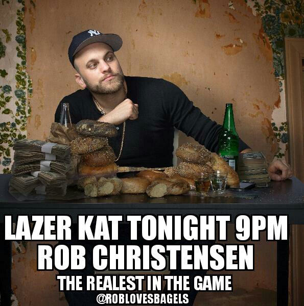 PeteGiovine's tweet photo. DON'T MISS @RobLovesBagels TONITE at Lazer Kat Komedy! 9pm show!
#LAfree #TheSunsetStrip #FreeLA #FreeFunLA #standupcomedy https://t.co/cmIrMo6W33