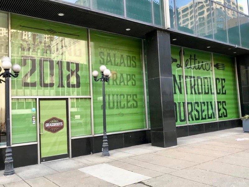 #MoreSalad for you! Grassroots Salad Company (<a href="/ieatgrassroots/">Grassroots Salad Co.</a>) is opening very soon in the Chase Tower dlvr.it/QNKGhb