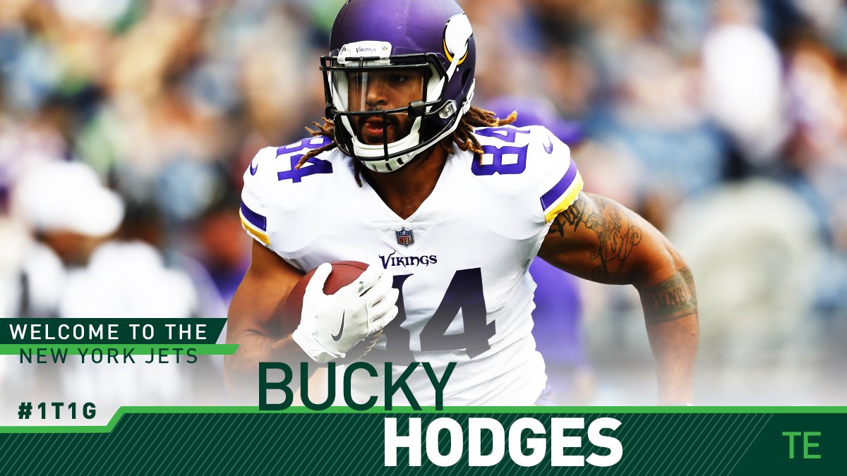 nyjets's tweet image. We've signed TE Bucky Hodges.

MORE → nyj.social/2uL30sD