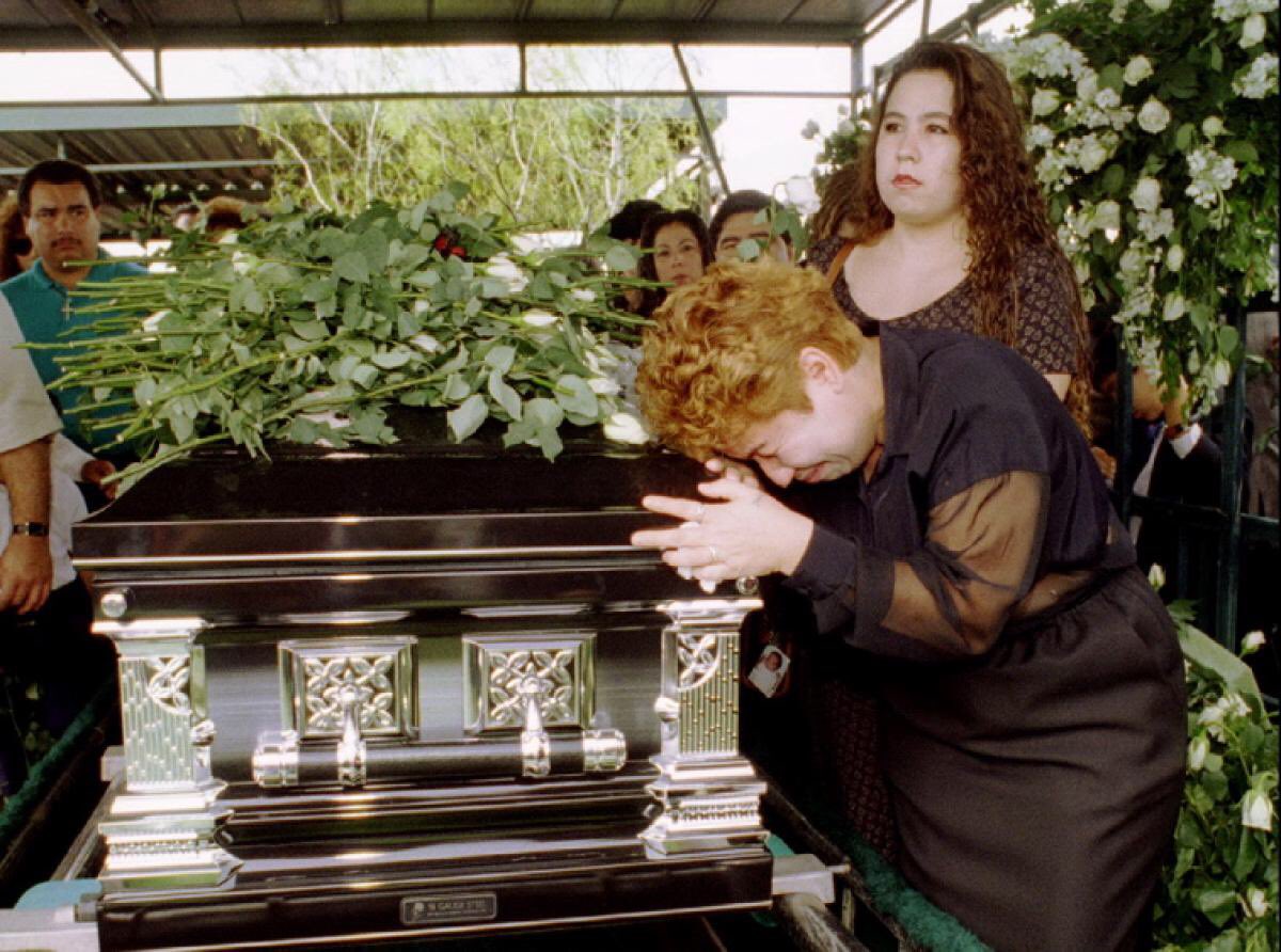 23 years ago, Selena Quintanilla’s funeral. 