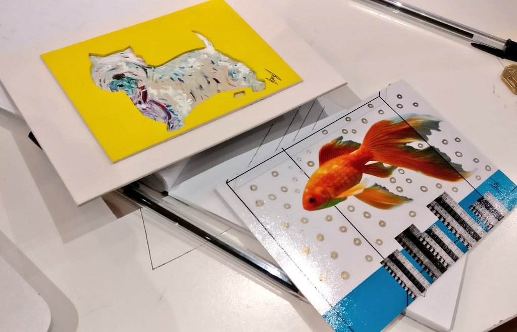 Dev_Collective's tweet photo. More postcards! We are up to 236 art works, made of all kinds of materials, shapes & sizes. Very high quality stuff. Hope you can join us for our first ever #postcardshow #DCWeAreOne #DCBirthday https://t.co/DleO5Nqr8I