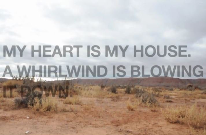 whitneymuseum's tweet photo. In the video Rez Dog, Rez Dirt, #DemianDinéYazhi´ layers a narrative over footage of his grandparents’ land north of Navajo Nation. See it on view in #BetweenTheWaters through July 22nd! https://t.co/3rIx1uBPPt https://t.co/kGLNcX3NPV