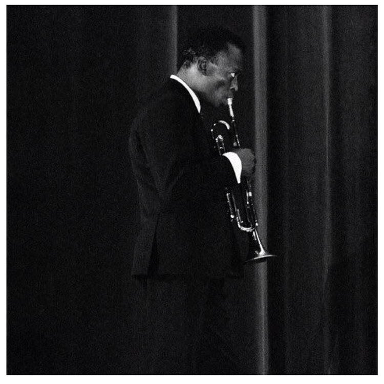 Miles Davis // "It took me twenty years study and practice to work up to what I wanted to play in this performance."