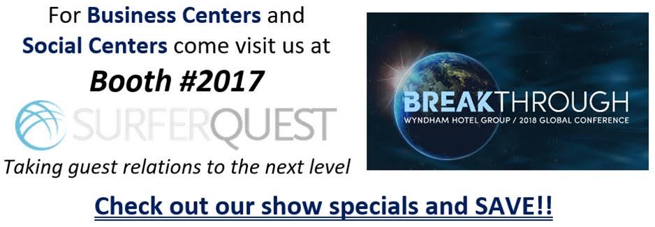 SQHospitality's tweet image. Come see our cool hotel tech booth next week at the #Wyndham Break Through Conference at the Mandalay Las Vegas! Booth 2017