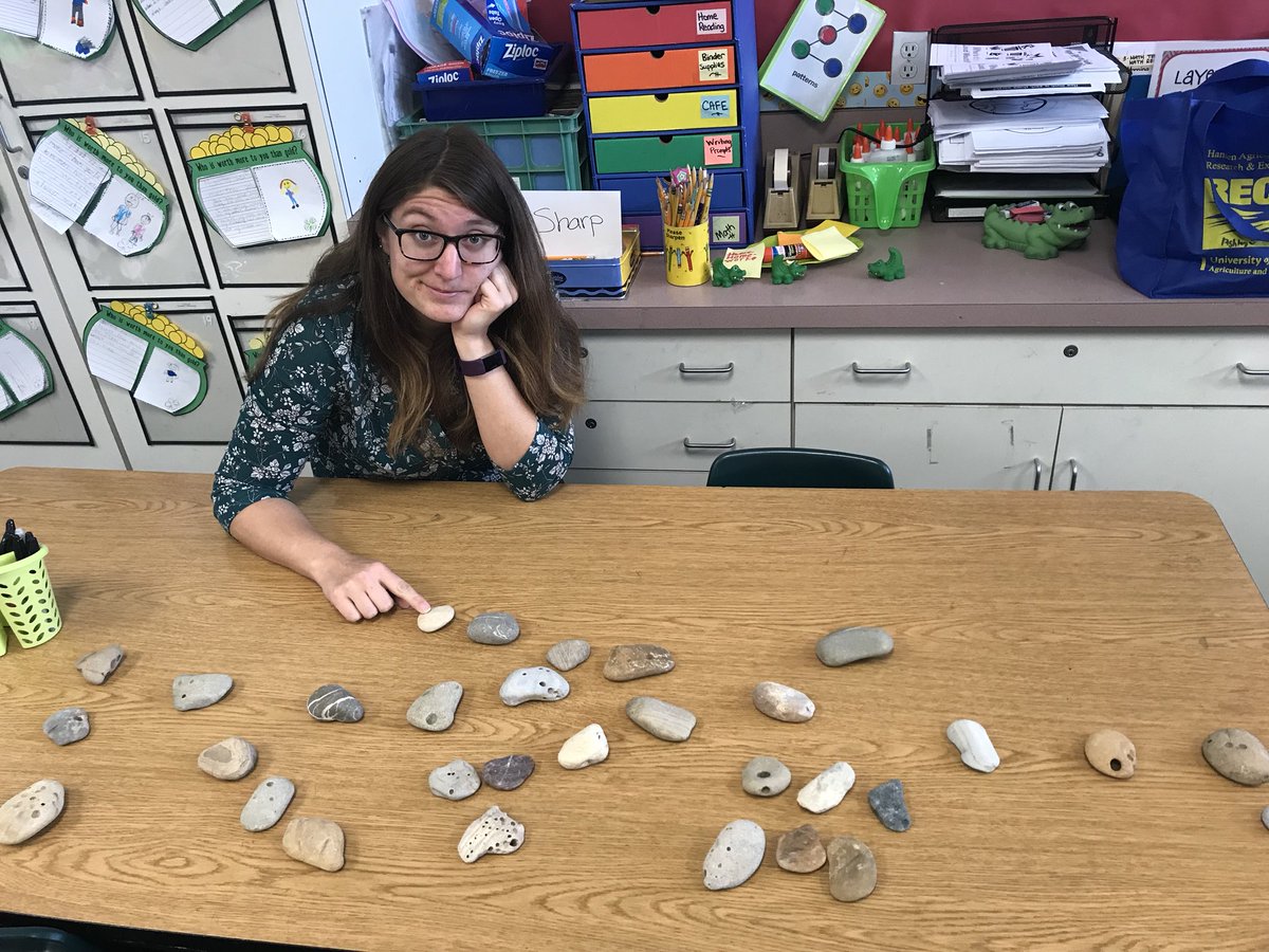 StephanieAdria7's tweet photo. Adopt a rock with our coteacher, Ms.Gunn. My favorite pet opinion writing continues in our class. @TLSHawks @PVSDCamarillo https://t.co/ekTKMHbK52