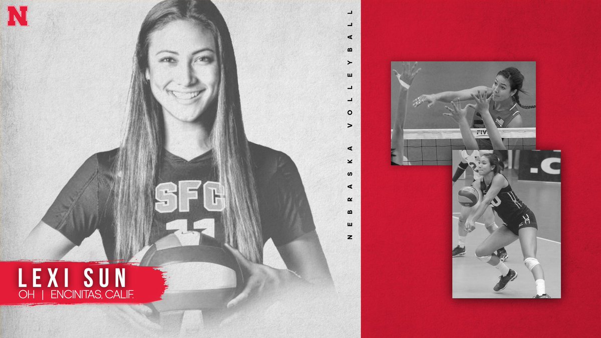 HuskerVB's tweet photo. #HuskerNation, help us welcome Lexi Sun to the Husker Volleyball program‼️ #GBR #Huskers #ThereIsNoPlaceLikeNebraska 🌽🌽🌽

https://t.co/0wqSv3ykGG https://t.co/XVVUNnPzXH
