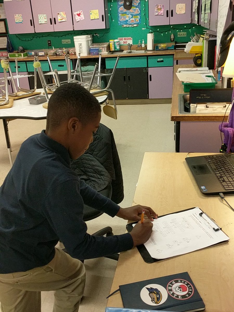 justincholbrook's tweet photo. Educators must find the little things every single day. This @BaltCitySchools & @RPEMS233 student swung by after school to finish all his work & just CHILL. #TeamStudyHall #teamRPEMS #BmoreEdchat https://t.co/lqgNuubDxj
