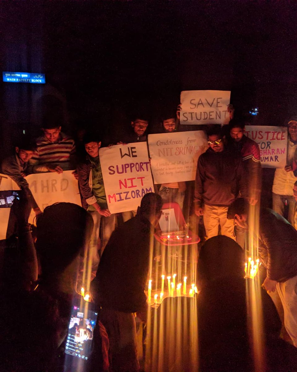Sahil_ANM's tweet photo. @nitsriofficial stands with NIT Mizoram.
#justicefordevsharan #candlemarch #deathbyfoodpoisoning #NITMZ_DEATH https://t.co/sPbJwW8zRy