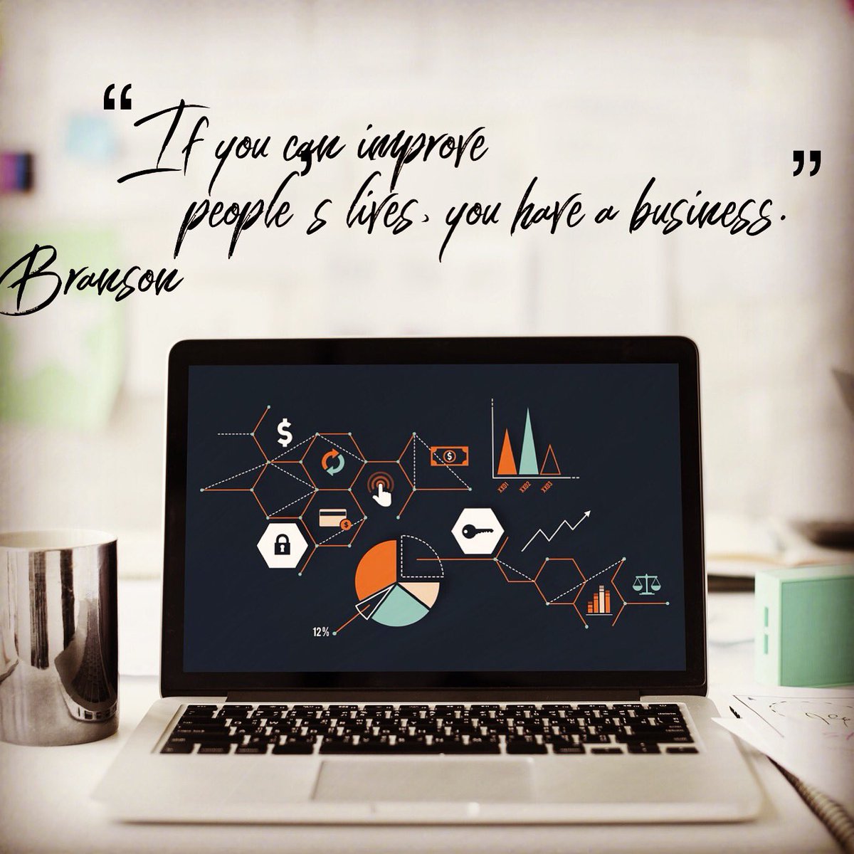 bcgdigital's tweet photo. “If you can improve people’s lives, you have a business.” @richardbranson https://t.co/XpqRcIoWQO