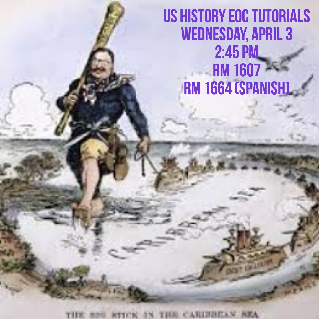 CypressLakesUSH's tweet photo. You can't become a superpower until you pass the US History EOC. See you in tutorials, Spartans. https://t.co/Hq3dki53rh