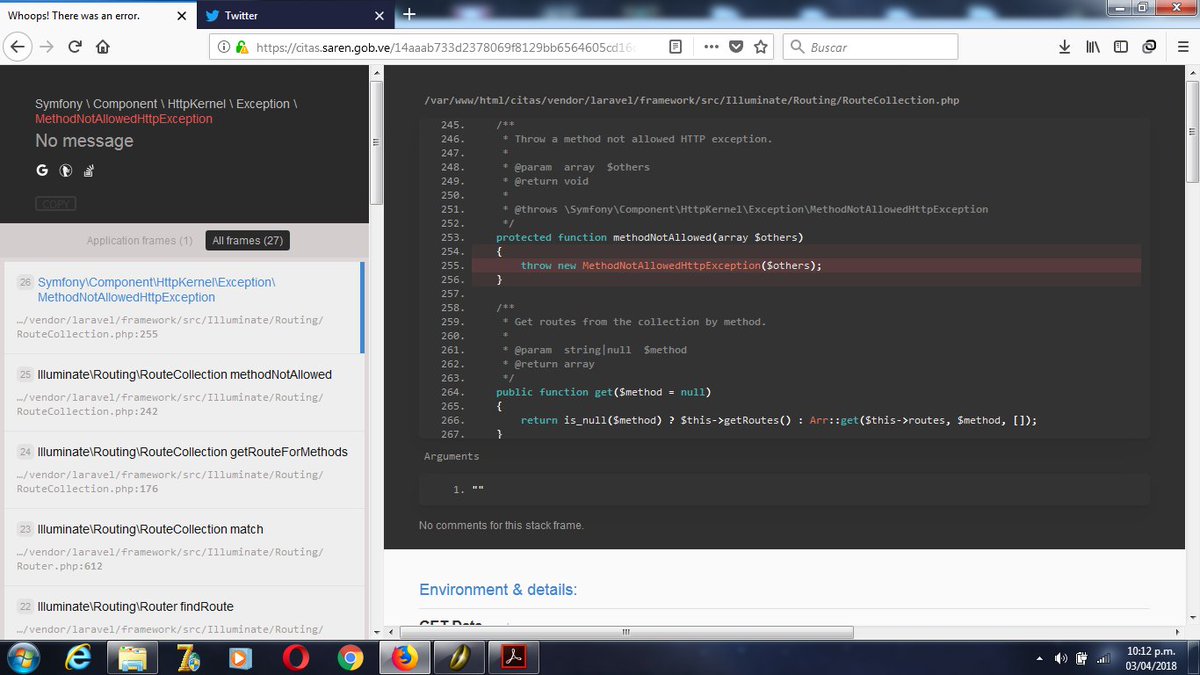 GhostheadNebula's tweet image. OK... ingresando al sistema #SAREN y me encuentro con la perlita de la foto...
Sólo una palabra me viene a la mente: WTF?
#BadProgramming