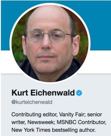 The everchanging Kurt Eichenwald Twitter profile