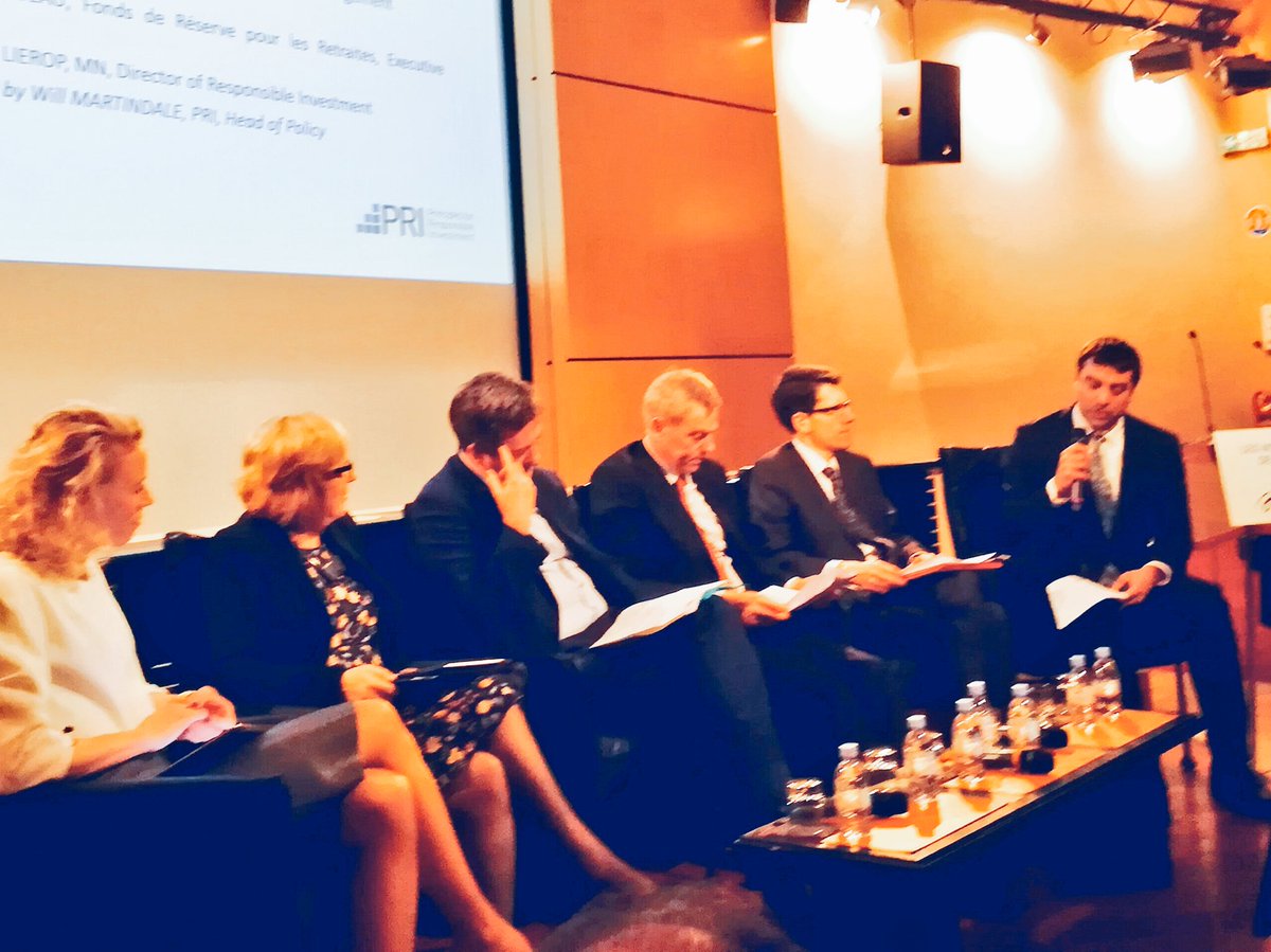 WillJMartindale's tweet photo. “La finance verte et durable en France est un modèle pour le reste du monde - mais avec le leadership vient également la responsabilité” - excellent @PRI_News conference in Paris. https://t.co/YmDmZSVjAG