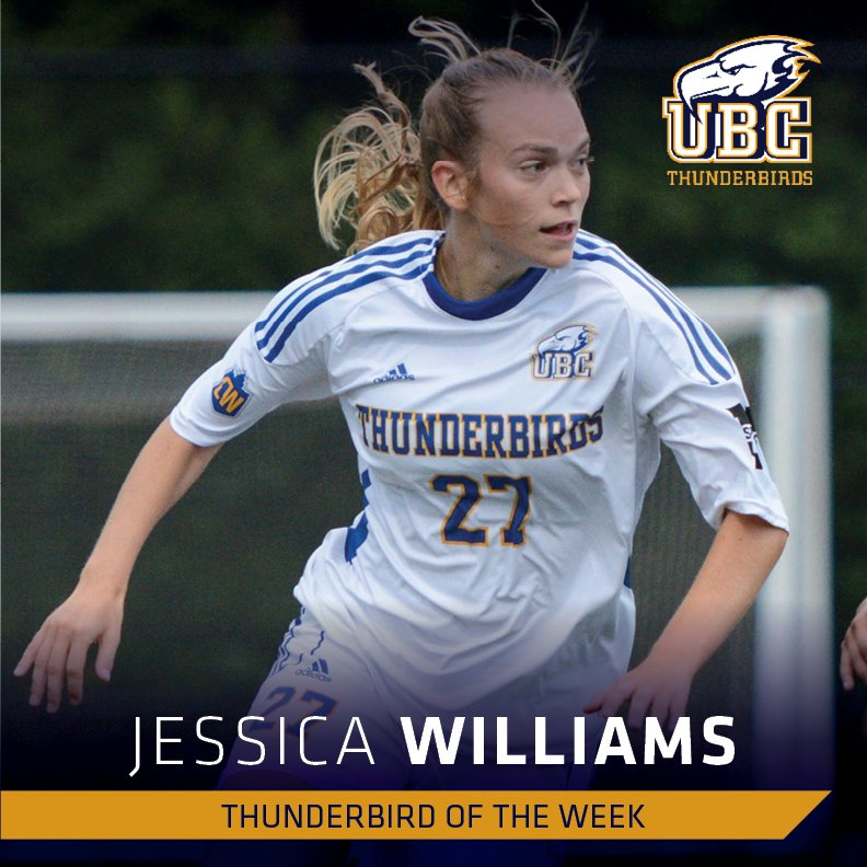 ubctbirds's tweet photo. .@MuscleMLKCAN's T-Bird of the Week: Soccer and track dual-athlete @JessWilliams410 earned an automatic berth to the upcoming NAIA Outdoor T&amp;F National Championships after finishing first in the UBC Open 400m hurdles with a time of 1:01.80. #GoBirdsGo

📸 by Dan Kinvig https://t.co/vy4StAhLdp