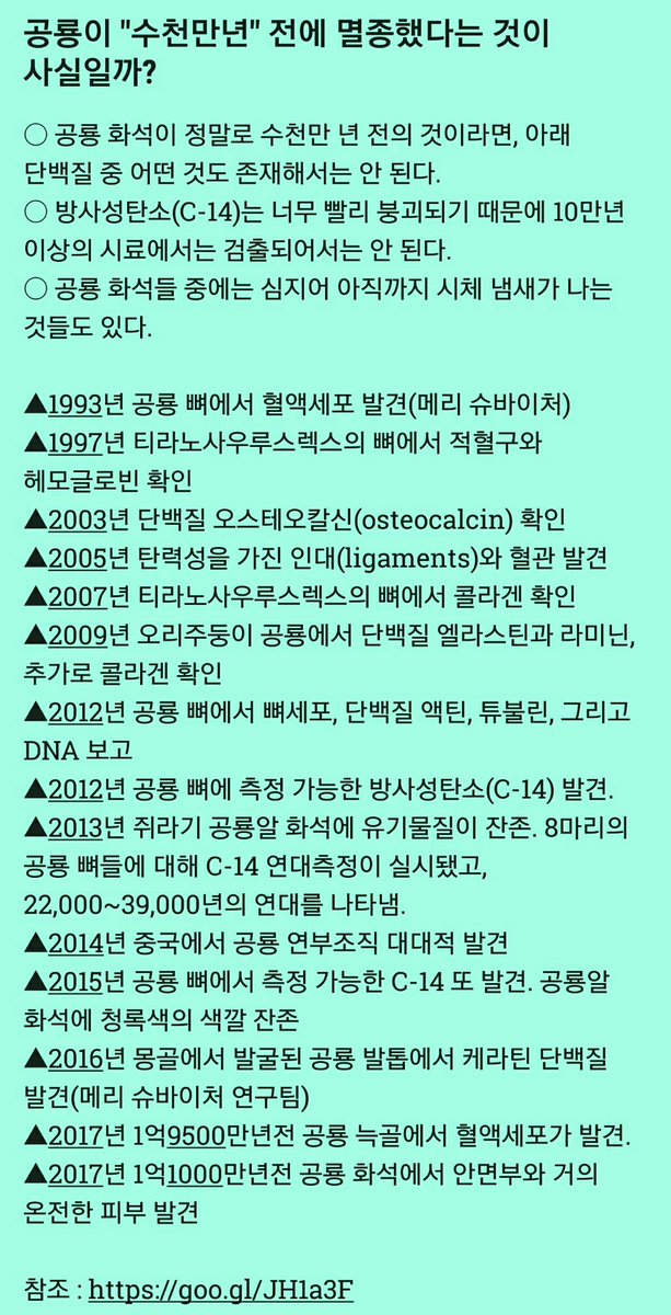 StudyCoach's tweet image. 왜 창조론이 옳은가?

☞ 진화론의 핵심인 공통조상설은 증거가 없다
☞ 창조론은 증거가 있다.

김명현 교수의 창조론 101 
youtu.be/oIkRiNICvFE

아직도 진화론이 사실이라고 믿고 있는 이들이 
반드시 읽어봐야할 글 goo.gl/xvw4jr

추천사이트
fingerofthomas.org