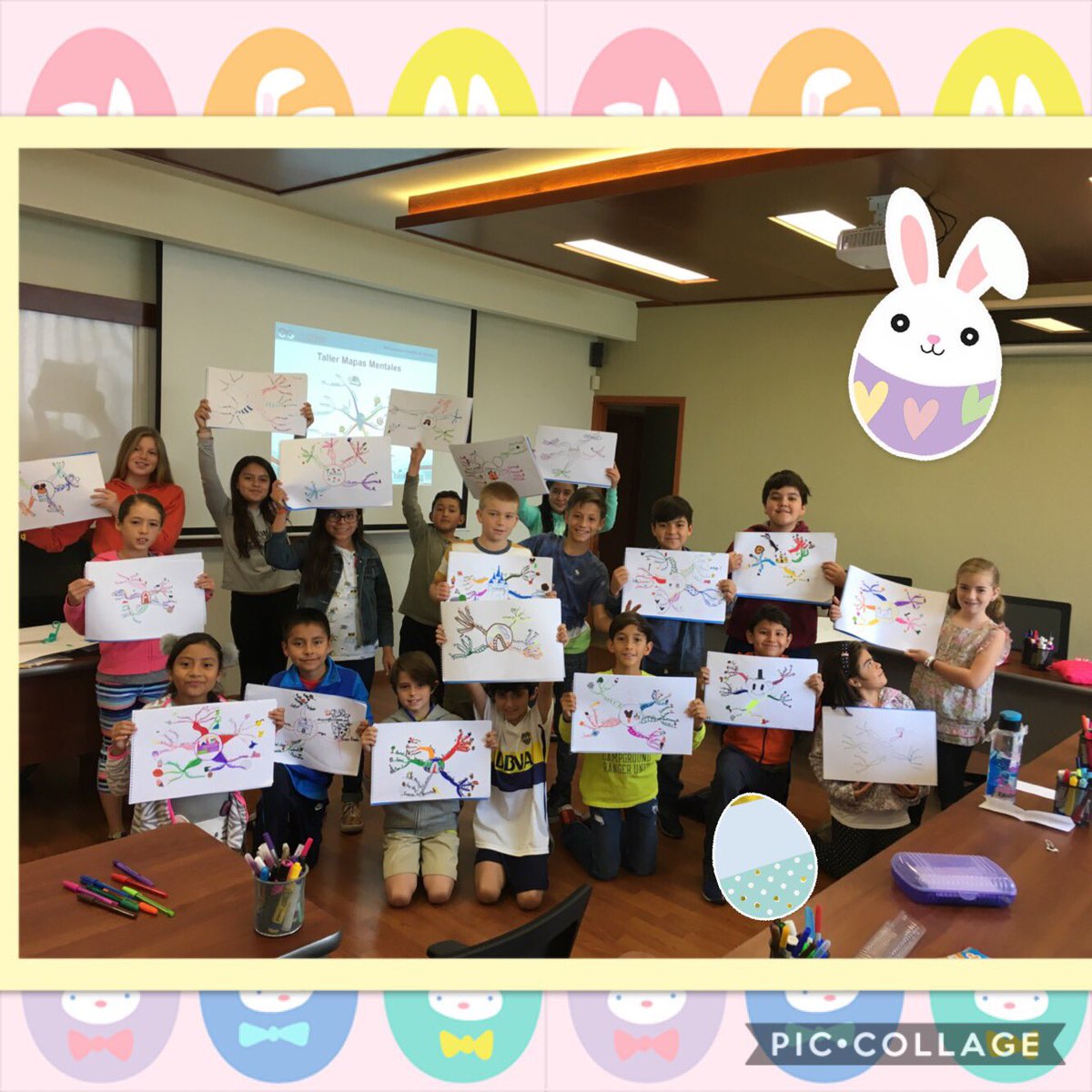 PenicheRosario's tweet image. Proud of my young #mindmappers👌🏼😀😀👏🏼👏🏼🌸🐰🐣 #Easter2018 #workshop #fun #learning @Tony_Buzan @iMindMap @Menteinf