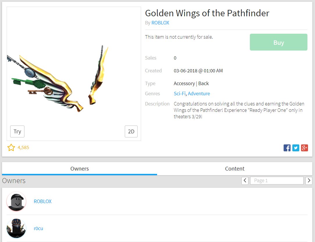 Golden Dominus Roblox Catalog