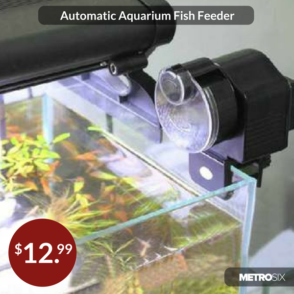 metrosix's tweet photo. NOW AVAILABLE: Automatic Aquarium Fish Feeder only $12.99. FREE Shipping. Buy now >> https://t.co/zDhHmKFFI3 #fishfeeder https://t.co/QvHG3Zys9B
