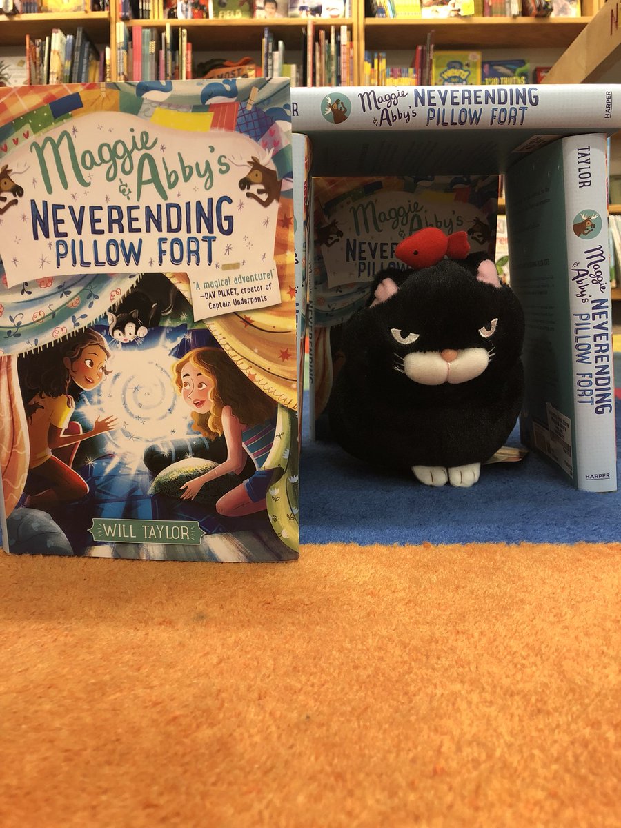 ubookstoresea's tweet photo. We LOVE “Maggie &amp; Abby’s Neverending Pillow Fort” by @InkAndHive Stop in or call to order a personalized copy before the Launch Party this Saturday at 6 p.m. U District store. We may even build a pillow fort before the party. https://t.co/zSEJIgDHtv