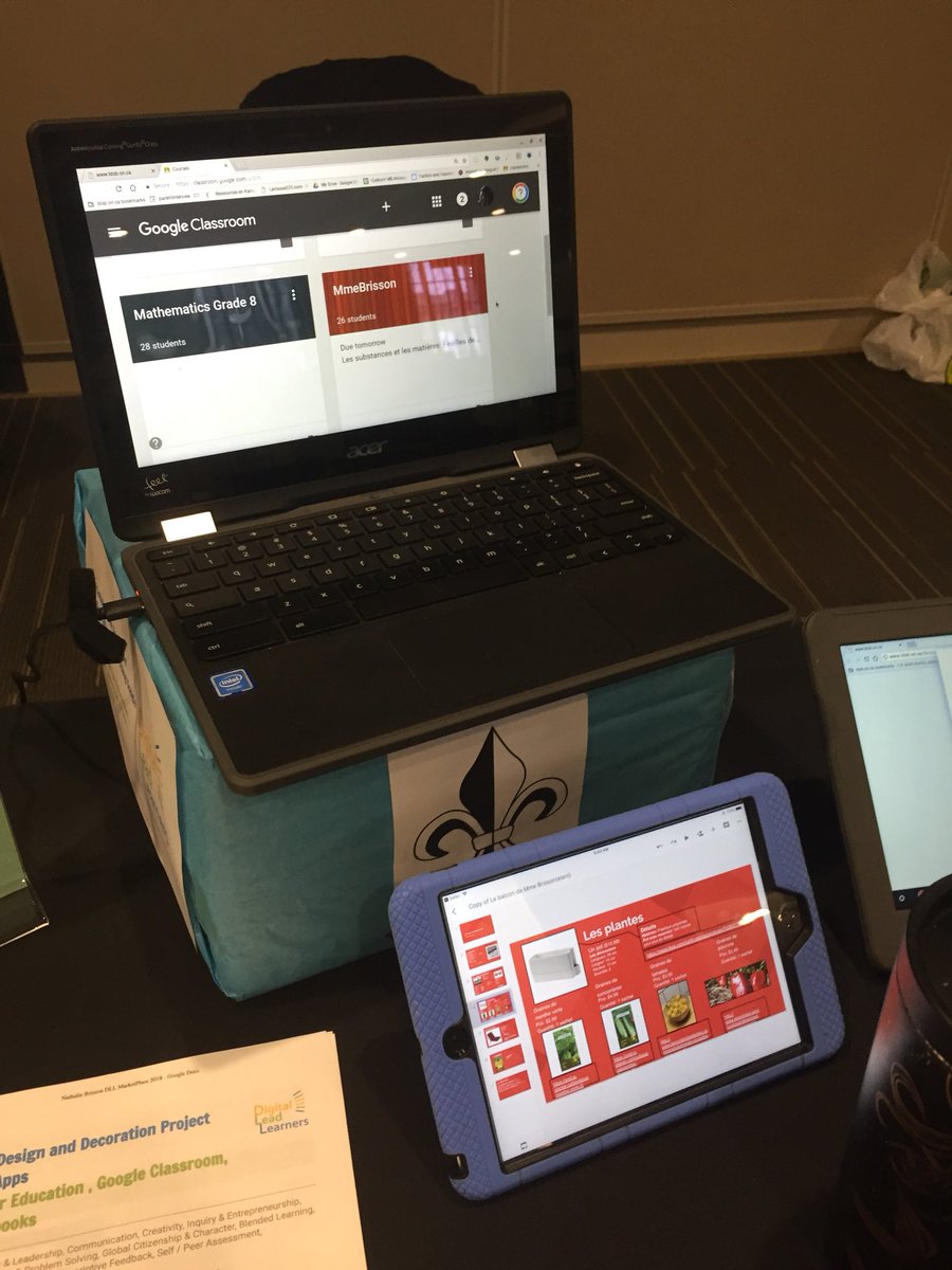 Mme_DLL's tweet photo. So proud of my Students’ progress! They communicate in #French daily using #gafe #françaisintensif 👍🏼 #grade7 It was so amazing to be part of the #DLLmarketplace2018 🙆🏻♀️ https://t.co/zEWrreiVTw