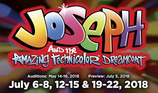 CPTheatre's tweet photo. Mark your calendars! Auditions for Joseph & the Amazing Technicolor Dreamcoat are next month! Kids Auditions (K-8th grade) are May 12th 12-3pm. Adult Auditions (15 yrs+) are May 14-16 @ 7pm! #Auditions #JosephAndTheAmazingTechnicolorDreamcoat #CPTJoseph #CPTheatre #CPT95 #BloNo https://t.co/GeDFqA0dLH