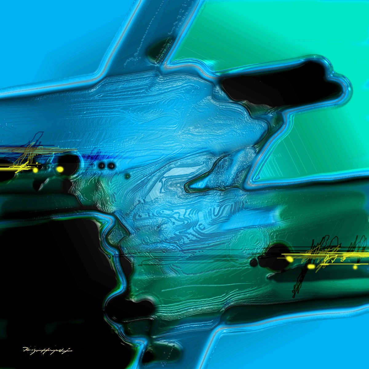 The Riot /02:
Art works by Taizo Hayashi ; jpn
#arte #abstractart #abstractpaintings #digitalart #pintura #ContemporaryArt 
#絵描きさんとつながりたい #抽象画　#デジタル画　#デジタル