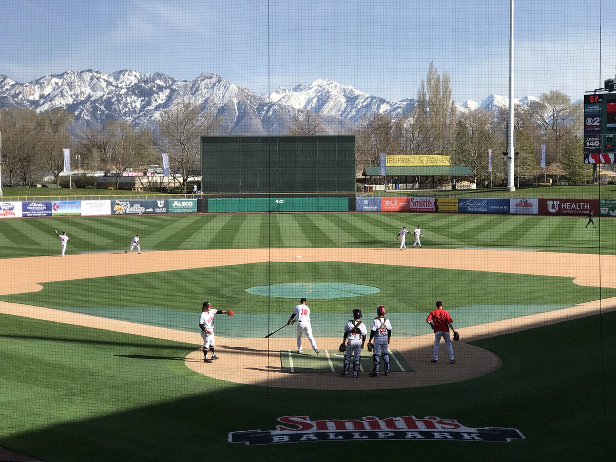 dfduel's tweet photo. #dfduel Duel Rivalry Baseball tonight, game 2 of 4, @BYUBaseball at @utahbaseball at Smith’s Ballpark, starts at 6:00 pm. https://t.co/7QWH7cX3QA