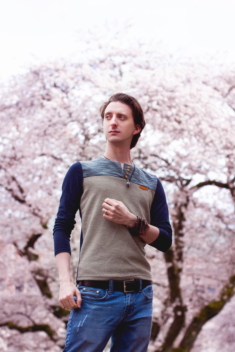 AtelierHeidi's tweet image. Some pics I took of @ProJared looking like a fashion boy when we went to see the cherry blossoms 🌸