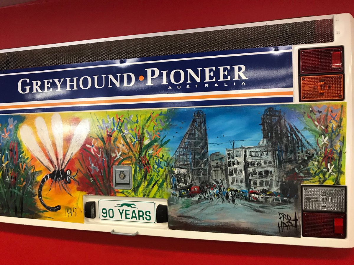 dewaala's tweet photo. How many coach companies have there own original Pro Hart painting on their office wall!
Check out signature bottom right of photo! https://t.co/sLMm2iAB03