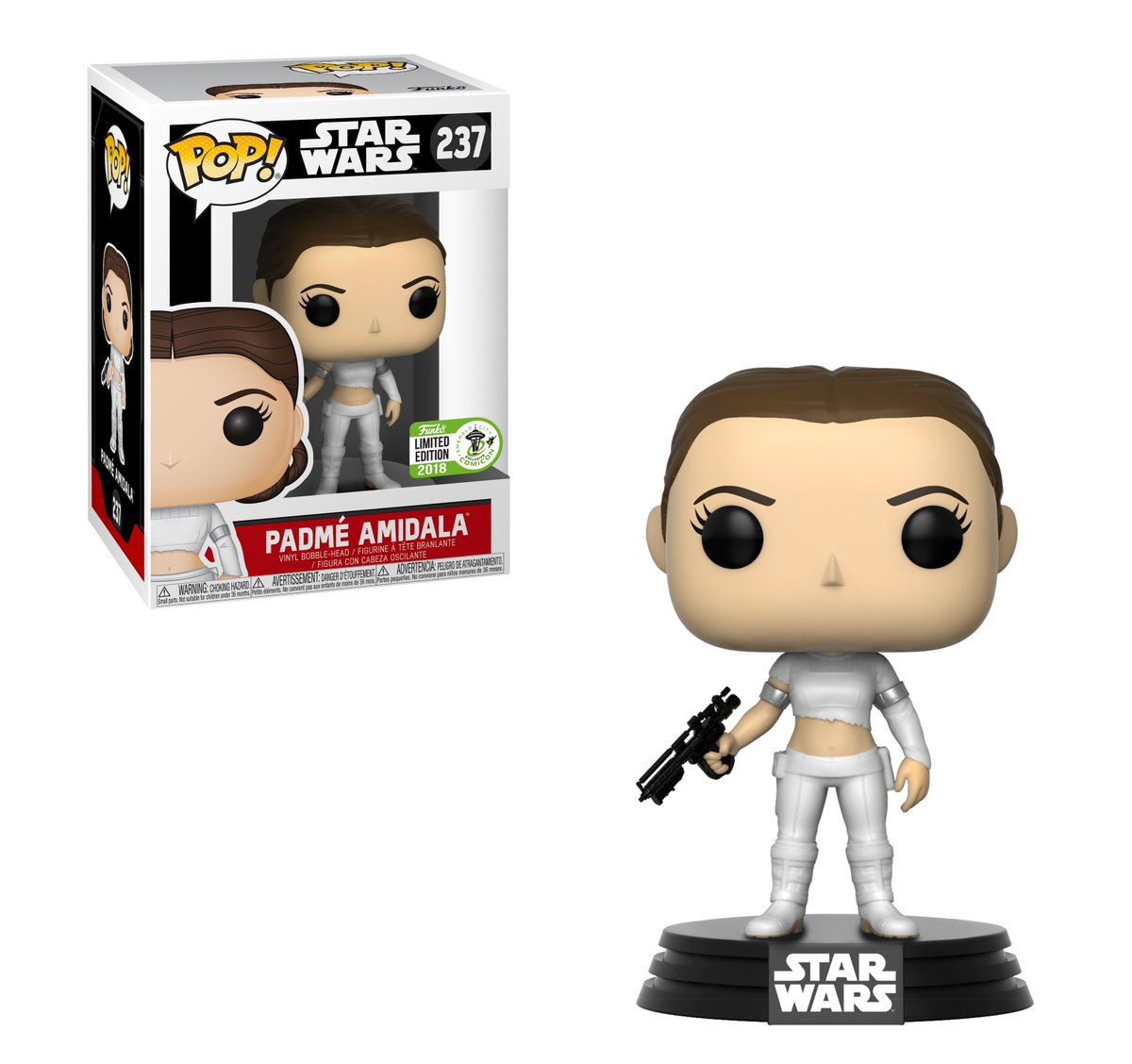 Funko's tweet photo. RT &amp; follow @funko for a chance to WIN an ECCC exclusive Padme Amidala Pop! #StarWars https://t.co/fuyRICdAyn