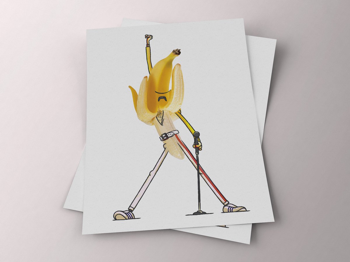 mausventura's tweet photo. If you pay your dues and committed no crime, you´ll love this!
#banana #freddiemercury #queen #rock #80s #illustration #sketch #doodle https://t.co/s6AfIKnZVP