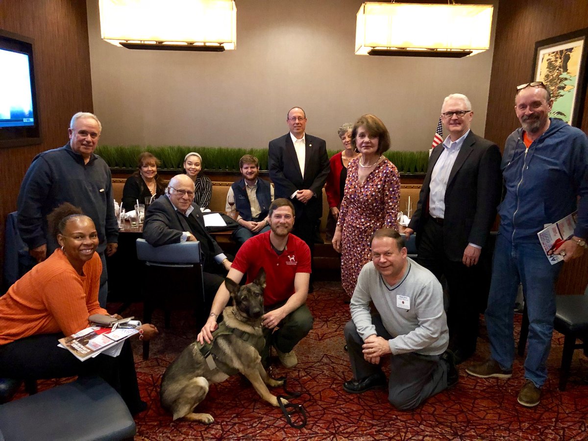 Many thanks to <a href="/semperk9/">Semper K9</a> for joining our chapter this evening. The work you do to help our veterans suffering from PTSD is not only inspiring but much needed in our community. Looking forward to a continued partnership!