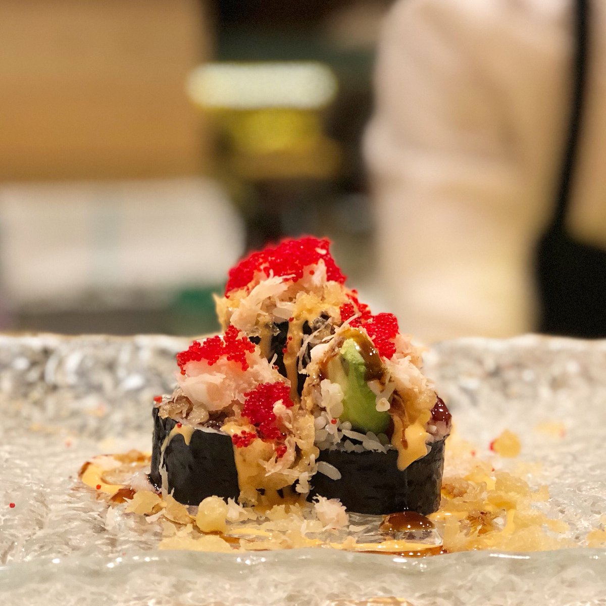 The sushi bar at <a href="/FujiatAssembly/">Fuji at Assembly</a> is my happy place. They treat us so well and the maki doesn’t get any better. <a href="/ToastTab/">Toast</a> #customernoms