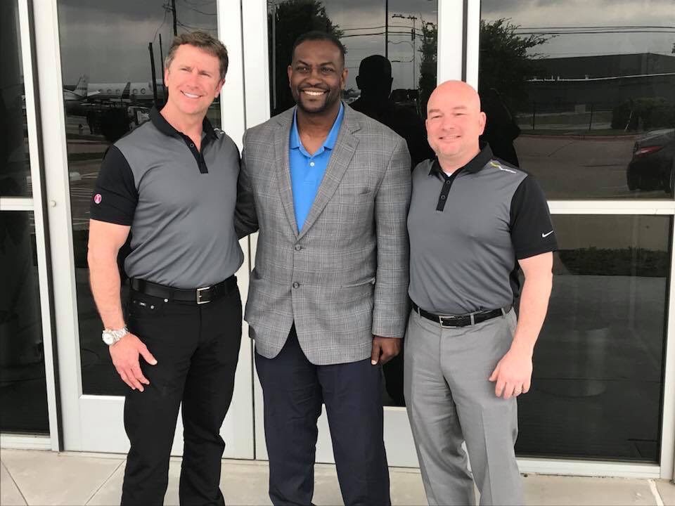 Great meeting with Phil Howard and Dal Clayton, the CEO and the COO of the Fitness Connection. Great plans for the Red Bird community!