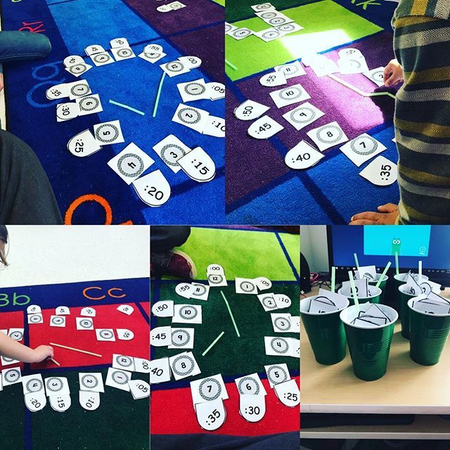 kinderatlast's tweet image. So many concentrated engineers today during our #guidedmathgroups! We constructed clocks to model the time I called out ⏰ #engagedfirsties #mathisnotaworksheet #teachfirst #iteachfirst ift.tt/2Ei9Ipt