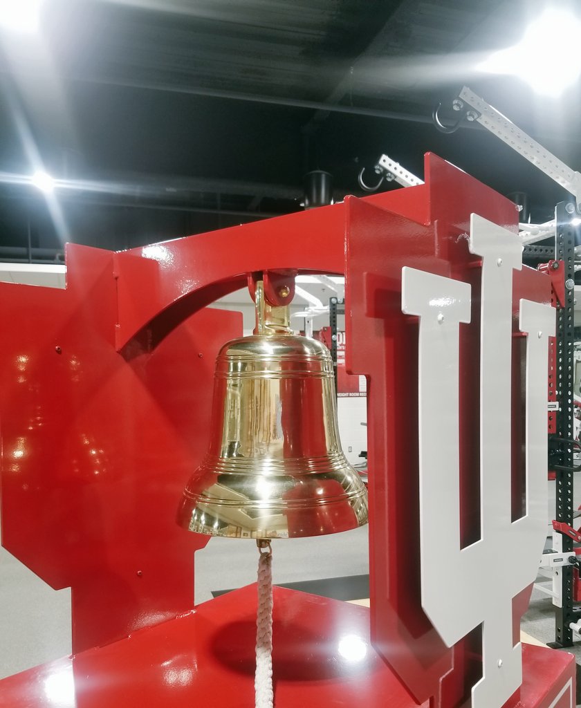 ClifMarshall's tweet photo. When an @IndianaMBB player breaks a personal record in the weight-room this off-season, we #DingThatBell. https://t.co/JZ554VYWWQ