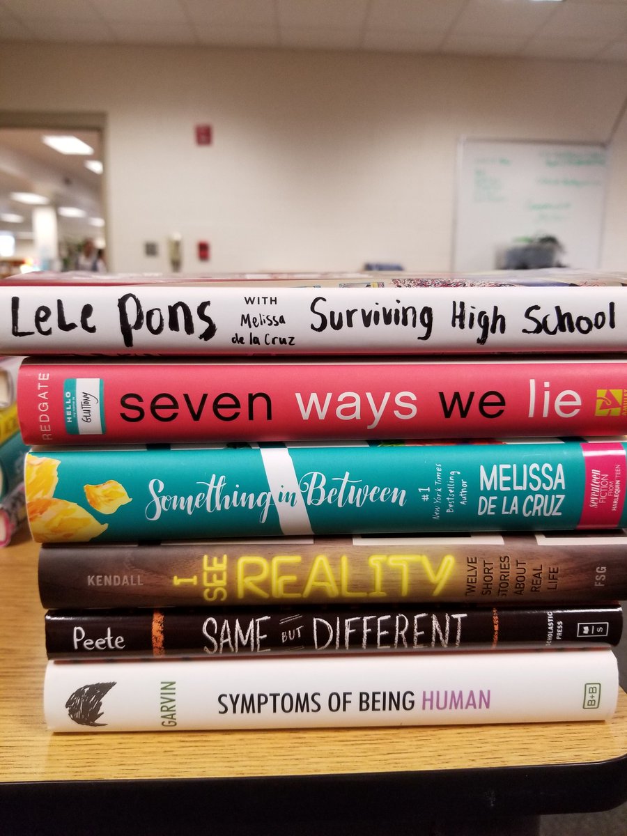 HCESmedia_OCPS's tweet photo. 2 of 2- #BookSpinePoetry  #OCPSreads  @CHS_OCPS #BOBteam creations. Grenadiers, stop by the media center to create your own poems. Judging will take place during our #PoetrySlam at 3:00 on Wed., 4/25, in the LMC. More info coming tomorrow. @CHS9librarylady @Dray1959 https://t.co/c6sb1DzaTc