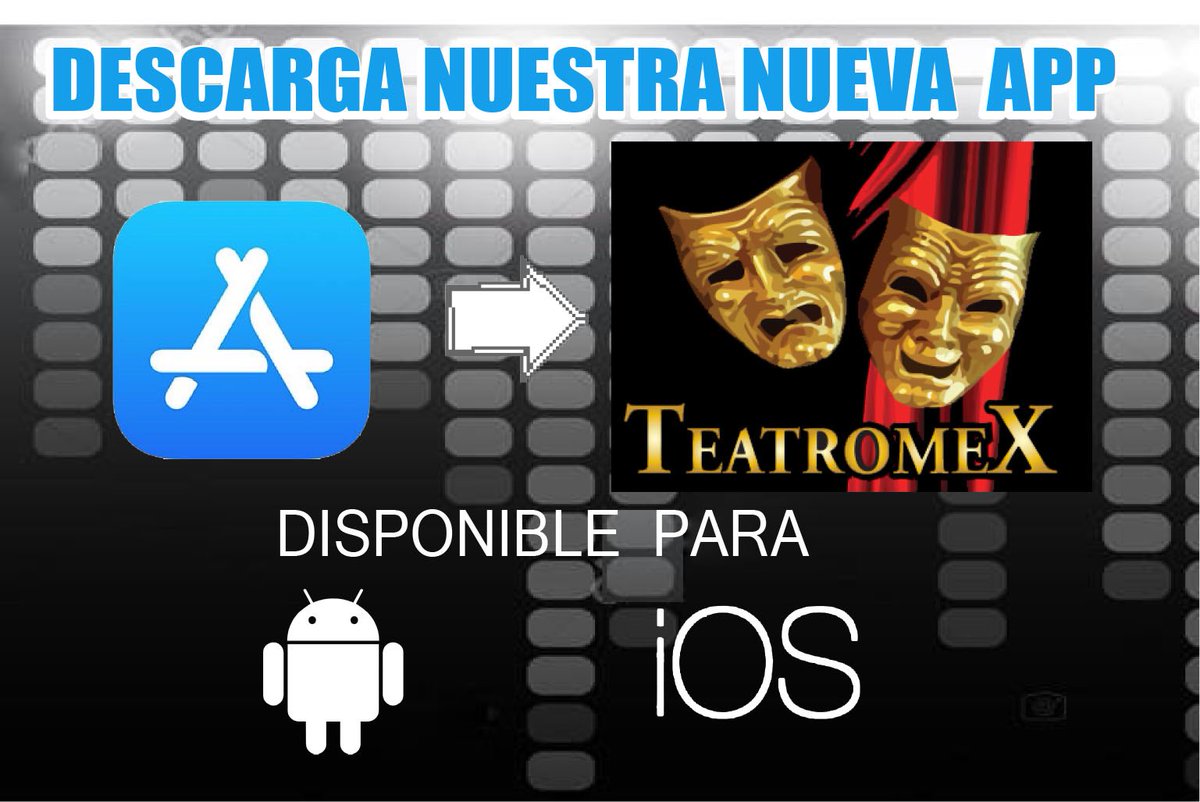 TitoDreinhuffer's tweet photo. Estimados amigos, les invitamos a bajar nuestra aplicación para que conozcan el hermoso mundo del teatro. Estrenos, representaciones, giras, promociones y todo lo referente a las Artes Escénicas en nuestra Ciudad de México y en el país entero. Corran la voz. Es gratuita. https://t.co/8NEjRGU3oM