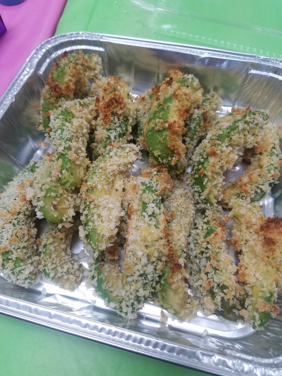 jc_sotallaro's tweet photo. I have such amazing students! In today's class: plantains, baked avocado fries, roasted asparagus, & street corn! #DecaturMiddle #empowered #studentvoice #studentchoice #letthemcreate https://t.co/0iHaonRn8K