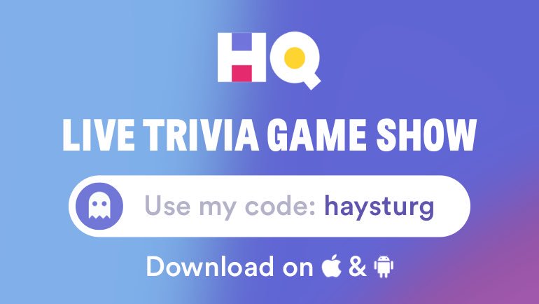 haley_sturgeon's tweet photo. I’m playing a game called @hqtrivia! You should play too. Use my code ‘haysturg’ to sign up https://t.co/MeRxpbdaBE https://t.co/A43ggwjv1i