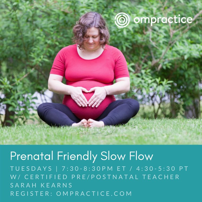 ompractice's tweet photo. New Class! Tuesdays evenings, join #Prental/#Postnatal certified #yoga teacher Sarah Kearns for a live online yoga class where she can see you! 7:30-8:30ET. https://t.co/6Ez5lYDeT9
#yogafromhome #BeAtHomeInClass #yogaeverydamnday https://t.co/3fAhYTuBDr