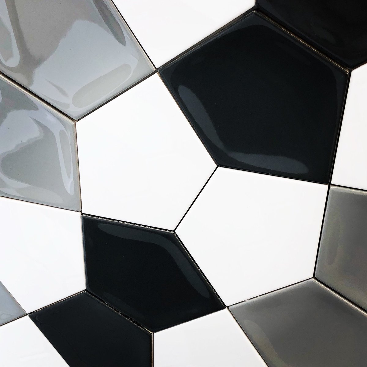 NEW✨Pixels - Concave pixels in black, white, and grey! #duartetile #duartecommunity #monrovia #bradbury