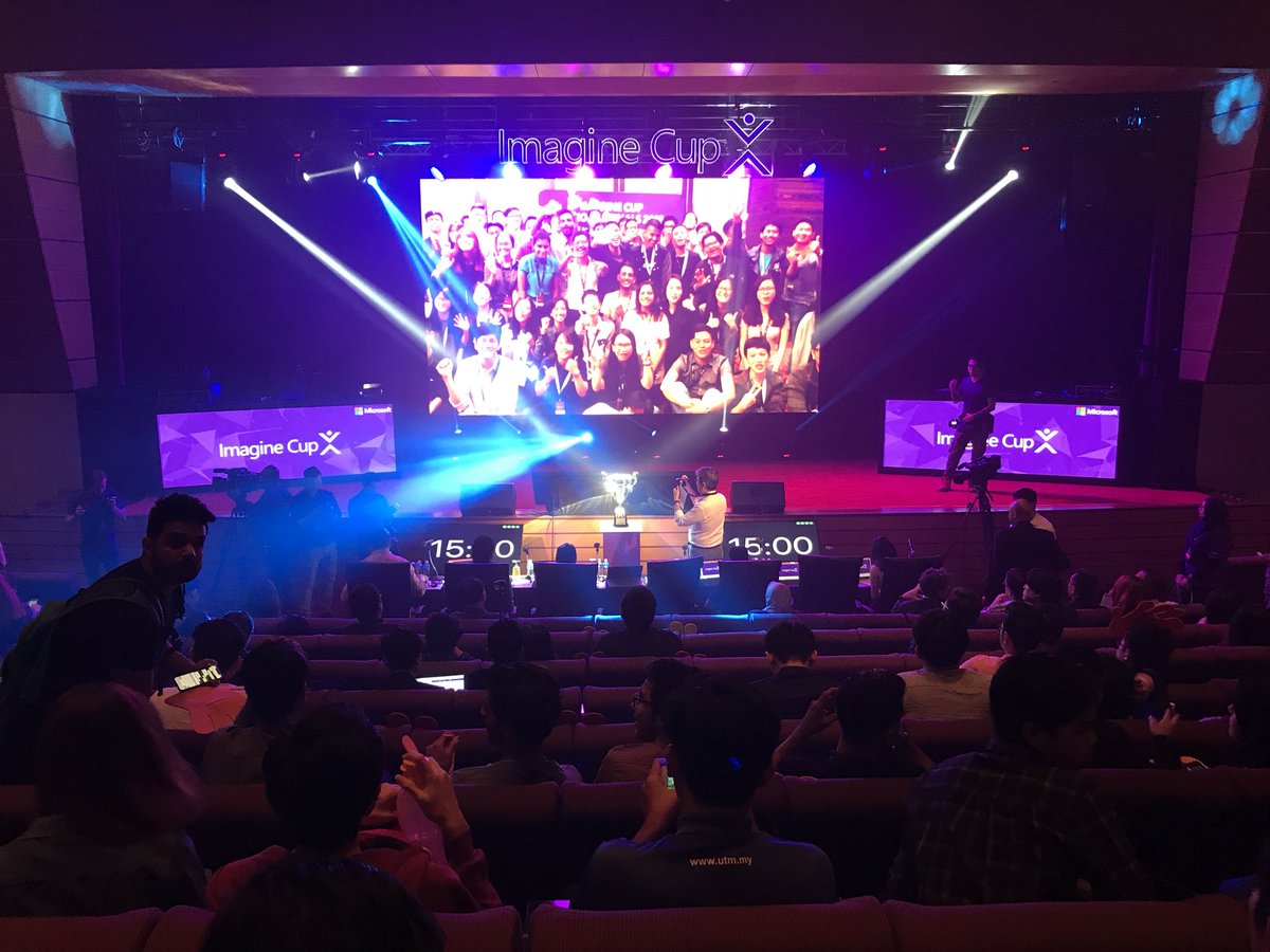 Imagine cup Asia Pacific Finals is live in #KL! Watch the livestream at aka.ms/ickl18live #ImagineCup