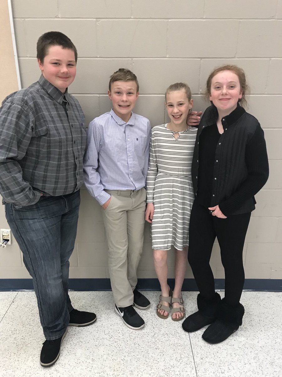 BaxterMusicDept's tweet photo. These 4 did a great job at Jasper County Honor Band today! Way to go! https://t.co/5uJCf4voET