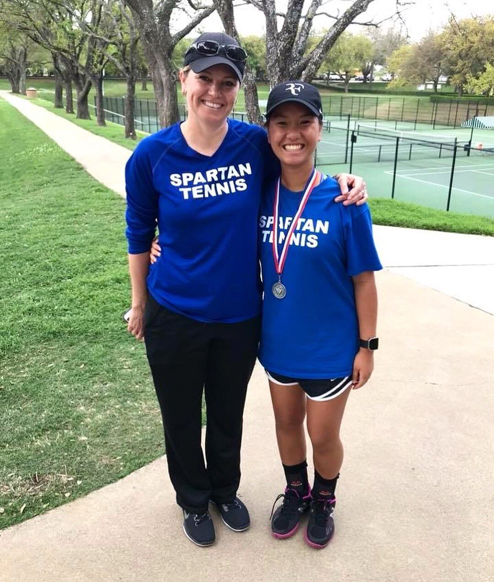TattooedRunnr's tweet photo. Jacey is headed to Regionals in Mixed Doubles after a great two days at District!  Let’s go Spartans! https://t.co/l67i19p2ol